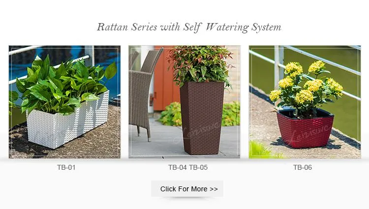 Wholesale Nordic Wire Drawing Indoor Garden Decorative Plastic Plant Flower Pots & Planters for Plants