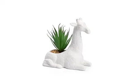 Keramik-Tier-Blumentopf, niedlicher Übertopf, Sukkulenten-Topf, zum Stehen und Aufstellen, Pflanzenhalter, Blumentöpfe für Sukkulenten